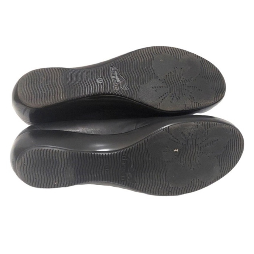 Dansko Debra Nappa Black Leather Loafers Shoes Size 41 US 10.5 / 11 - Picture 9 of 10